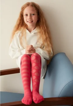 Dres fetițe Penti Young „Lolipop”, 30 den- mat, coral