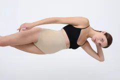 Chilot modelator clasic cu talie înaltă – bej