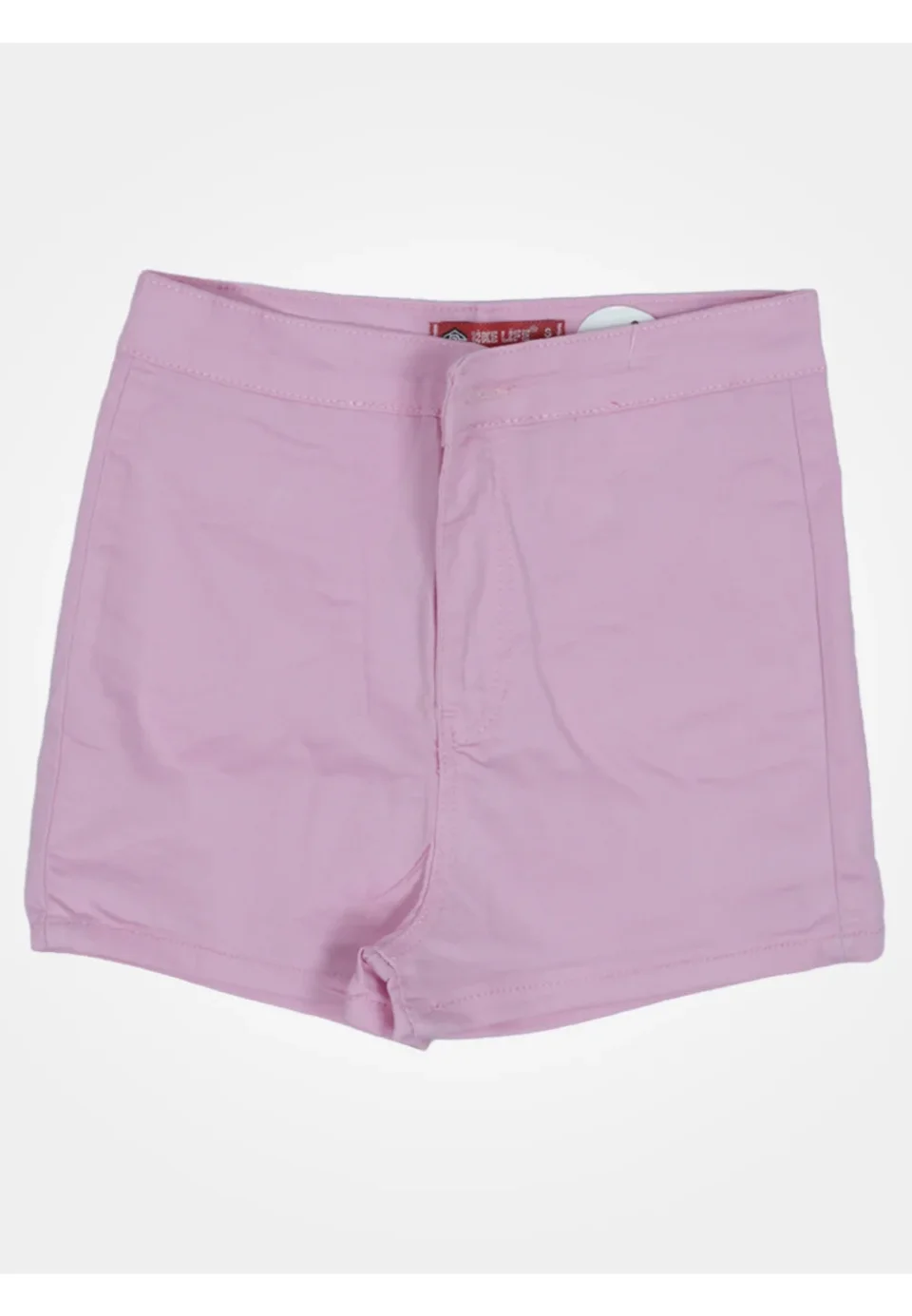Blugi scurți damă de vară – elastici, mulați, cu buzunare la spate-mov deschis