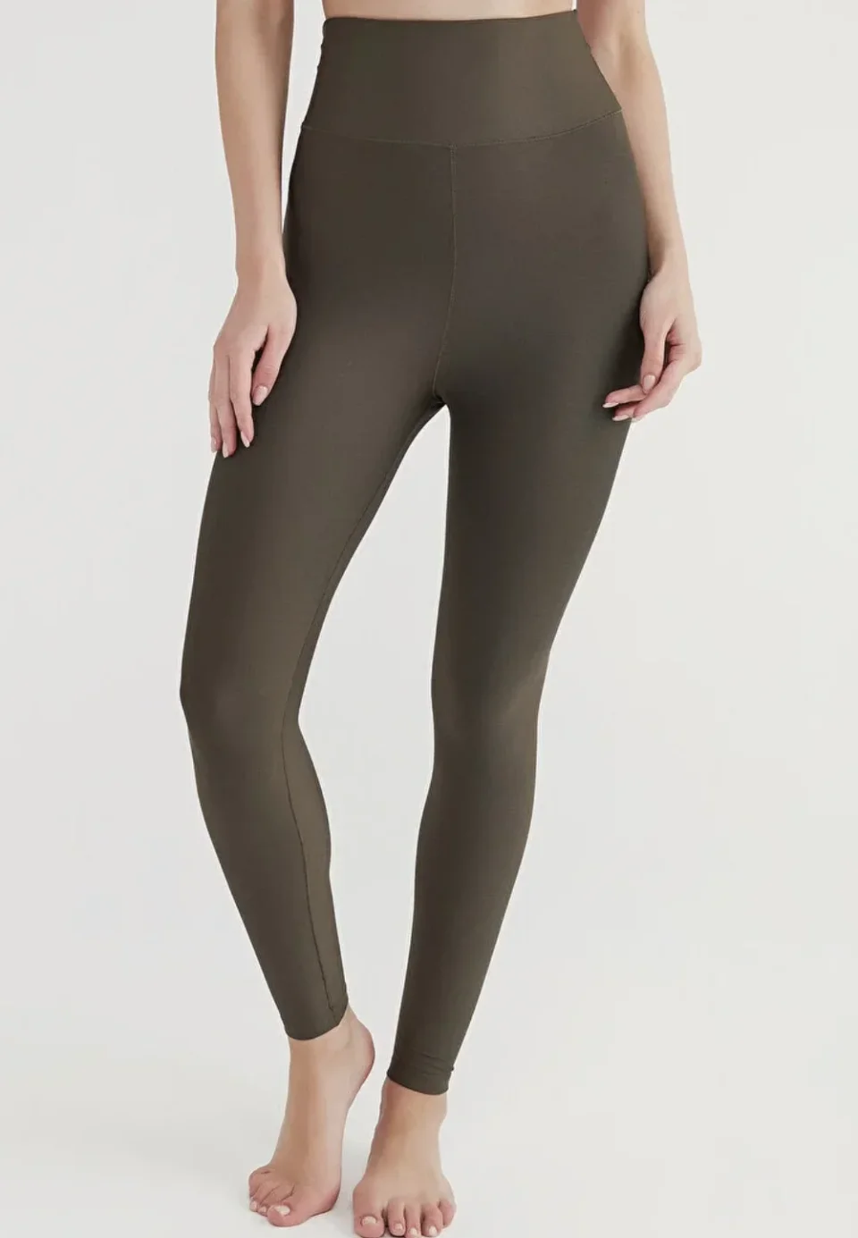 Colanți Penti 120 DEN ,, Wet Look", opaci, mat, culoare kaki