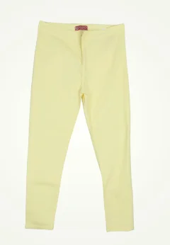 Blugi damă skinny talie înaltă – material elastic, subțire, galben