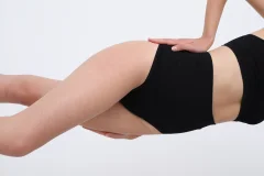 Corset modelator cu talie înaltă și chilot tanga – negru