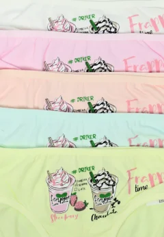 Set 5 chiloți fetițe – culori diverse FRAPPE