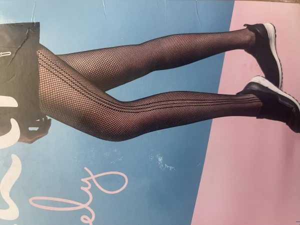 Dres Penti 20 DEN – Opac, plasa romburi mici, Culoare Negru LINE FILE