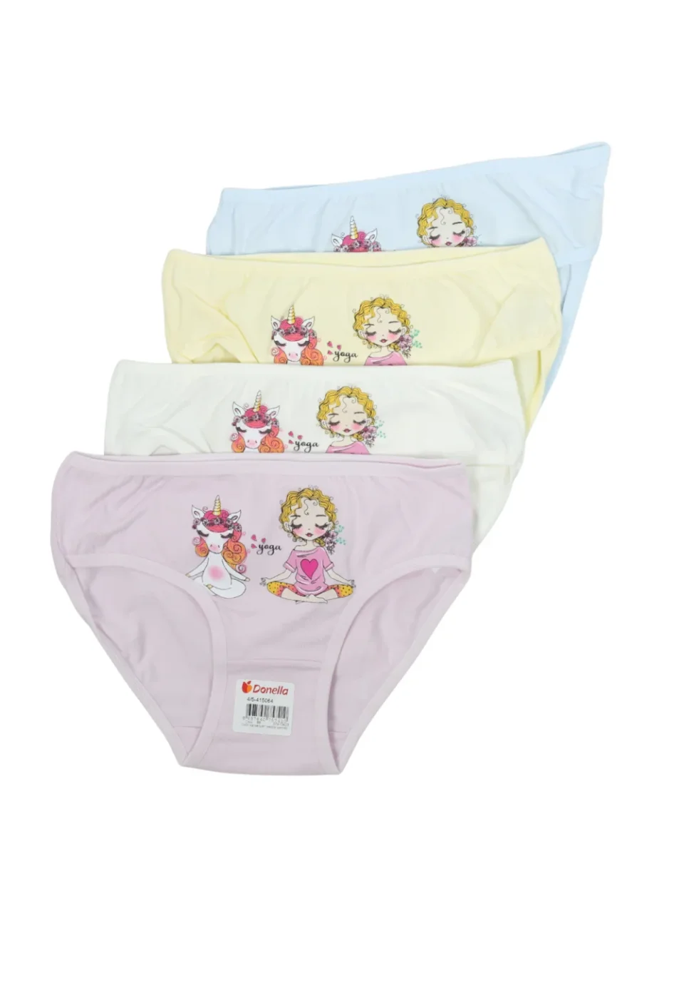 Set 4 chiloți fetițe – culori diverse YOGA