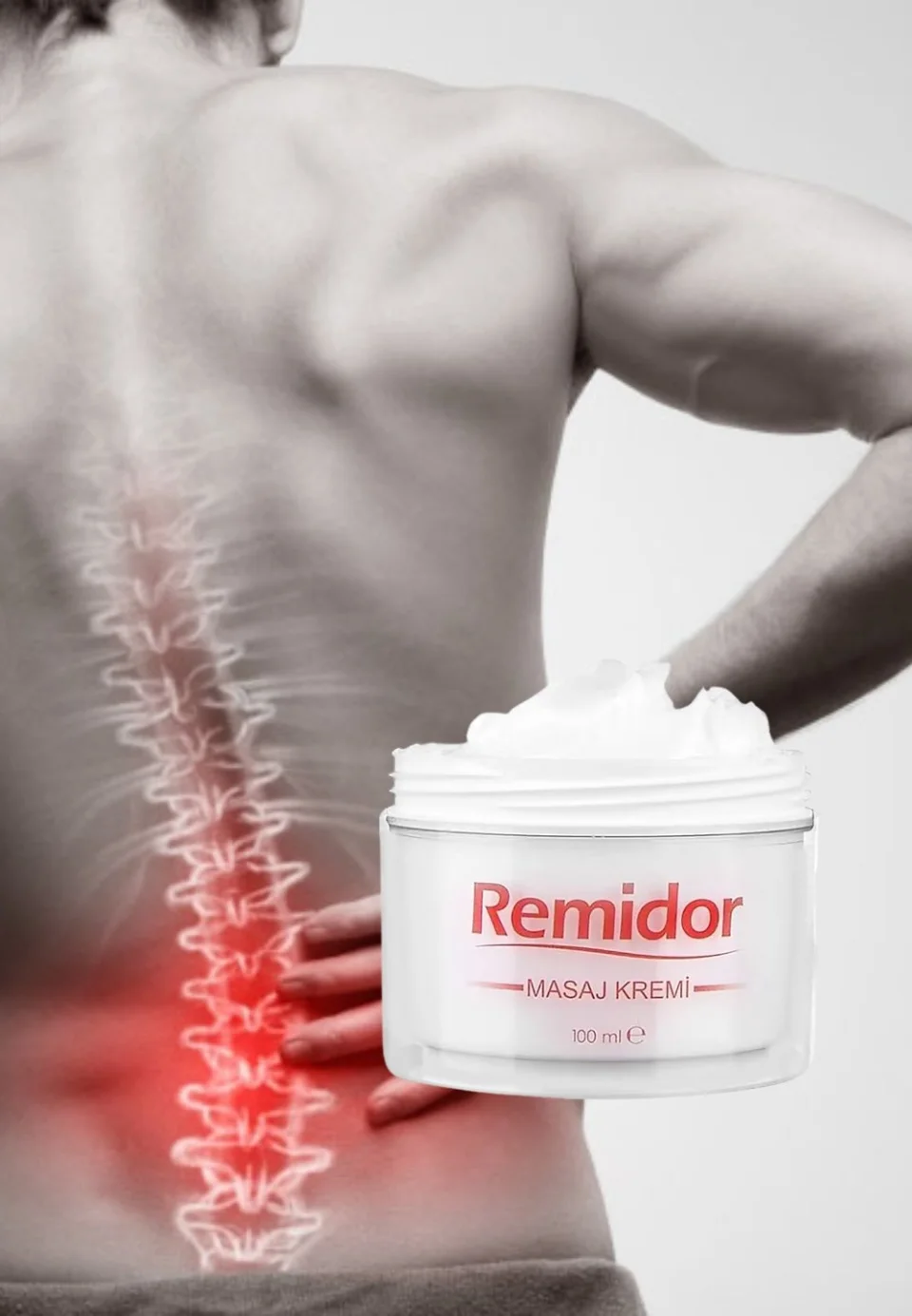 Cremă Remidor — Soluție Naturală pentru Dureri de Spate, Gât și Genunchi