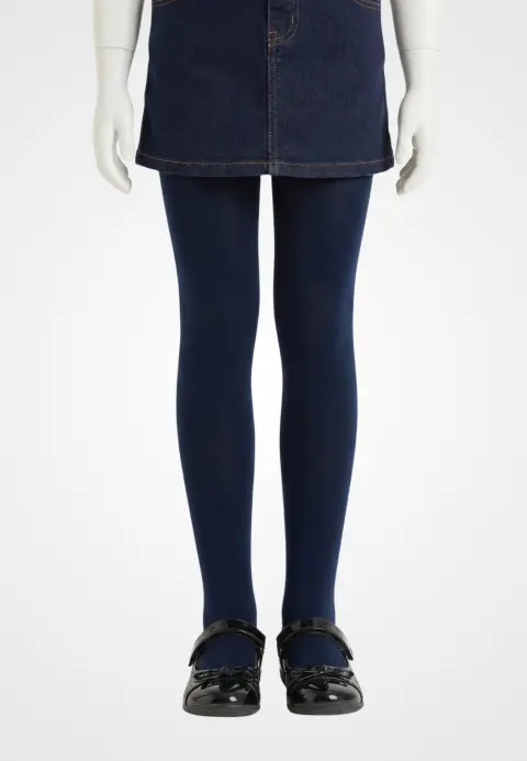 Dres fetițe Penti Micro 40 DEN- mat, opac, culoare bleumarin