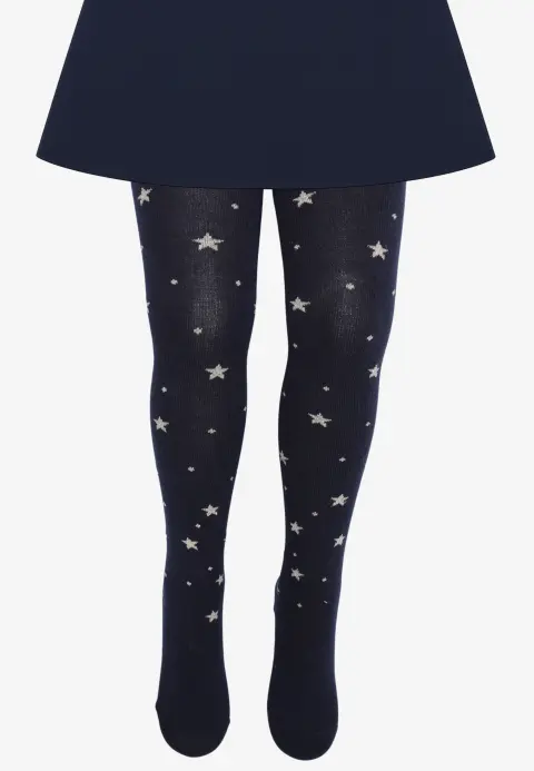 Dres copii bleumarin cu steluțe aurii