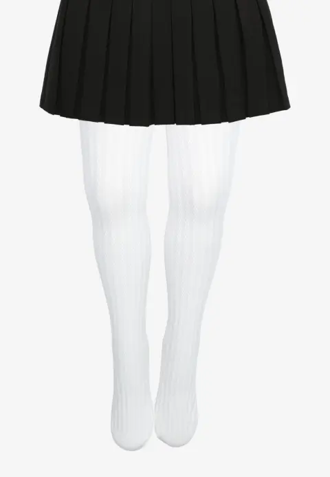 Dres pentru copii – alb cu dungi striate