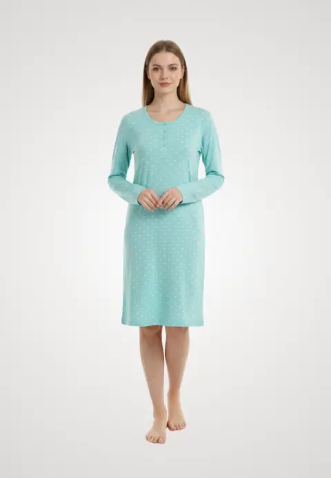 Cămașă de noapte turcoaz