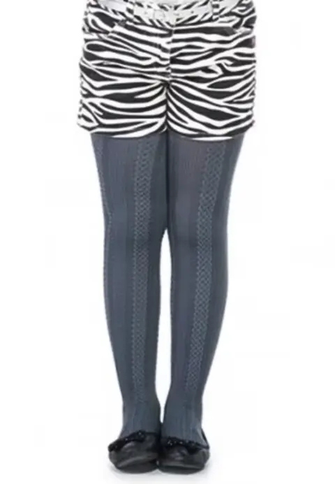 Dres Penti Pretty ,,Gilda'' 60 den- imprimeu tip croșetat, culoare grafit