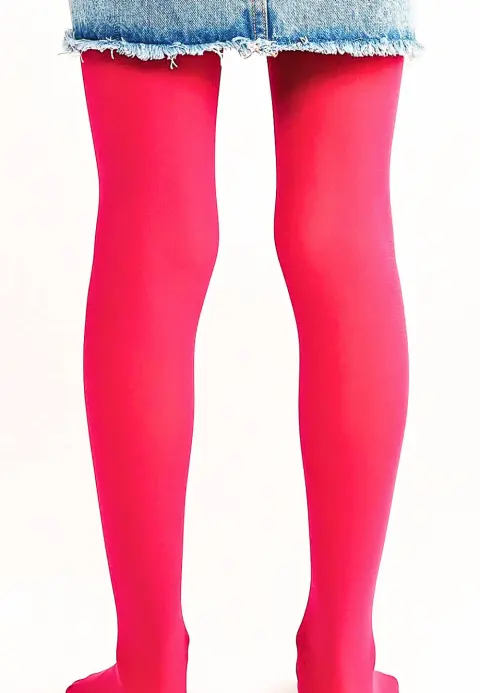 Dres fetițe Penti 40 DEN- mat, opac, culoare roz-coral