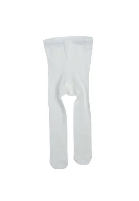 Dres pentru copii – alb, cu dantelă la spate