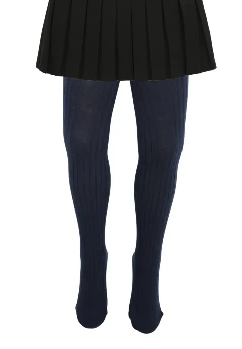 Dres pentru copii bleumarin, model raiat