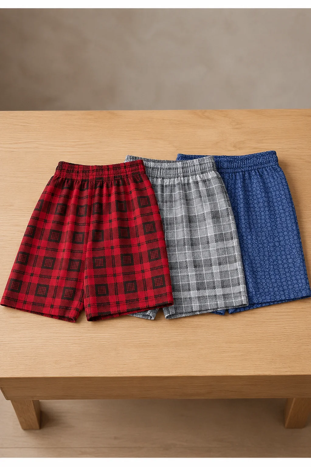 Pantaloni Pijama Scurți Bărbați 3/Set culoare -diversificata