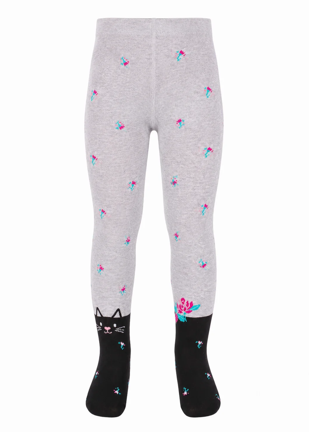 Dres fetițe Penti Young ,,Fleur'', bumbac- imprimeu pisică, — imagine 2