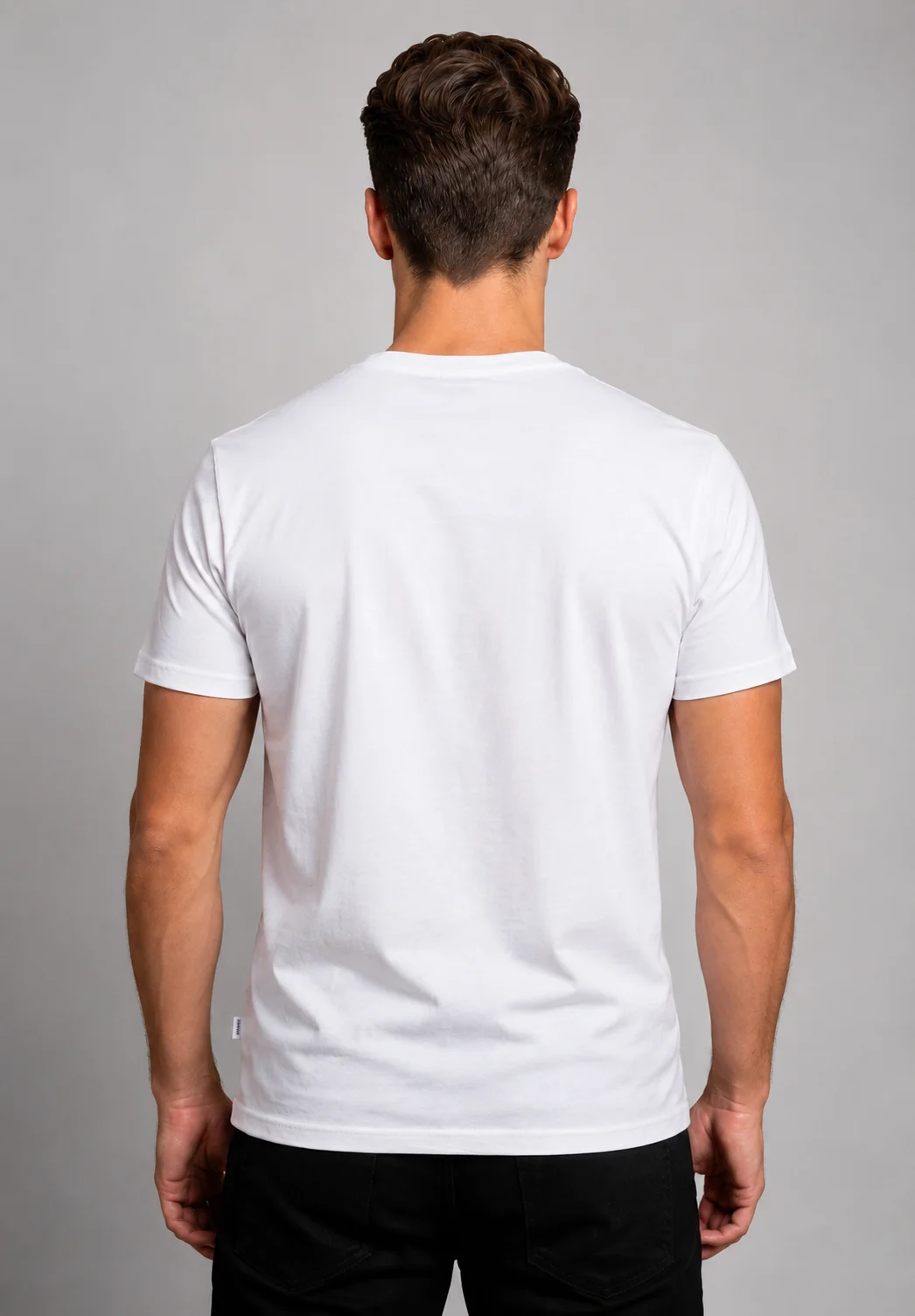 Tricou bărbătesc alb cu imprimeu BEACH – California Surfing