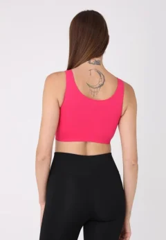 Bustieră Damă Fucsia cu Bretele Late, Fără Push-Up – Confortabilă și Elegantă