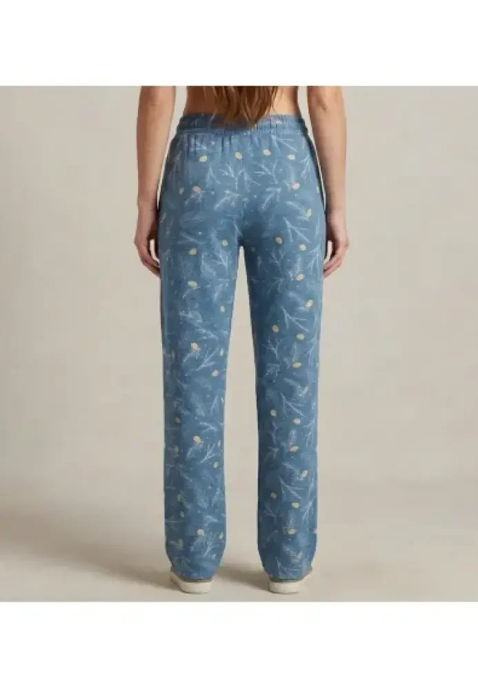 Pantaloni de damă cu buzunare si snur — imagine 3