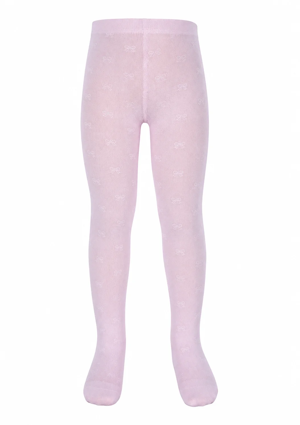 Dres fetițe  Pretty ,,Diana'', 20 den- mat, imprimeu fundițe, Lila,