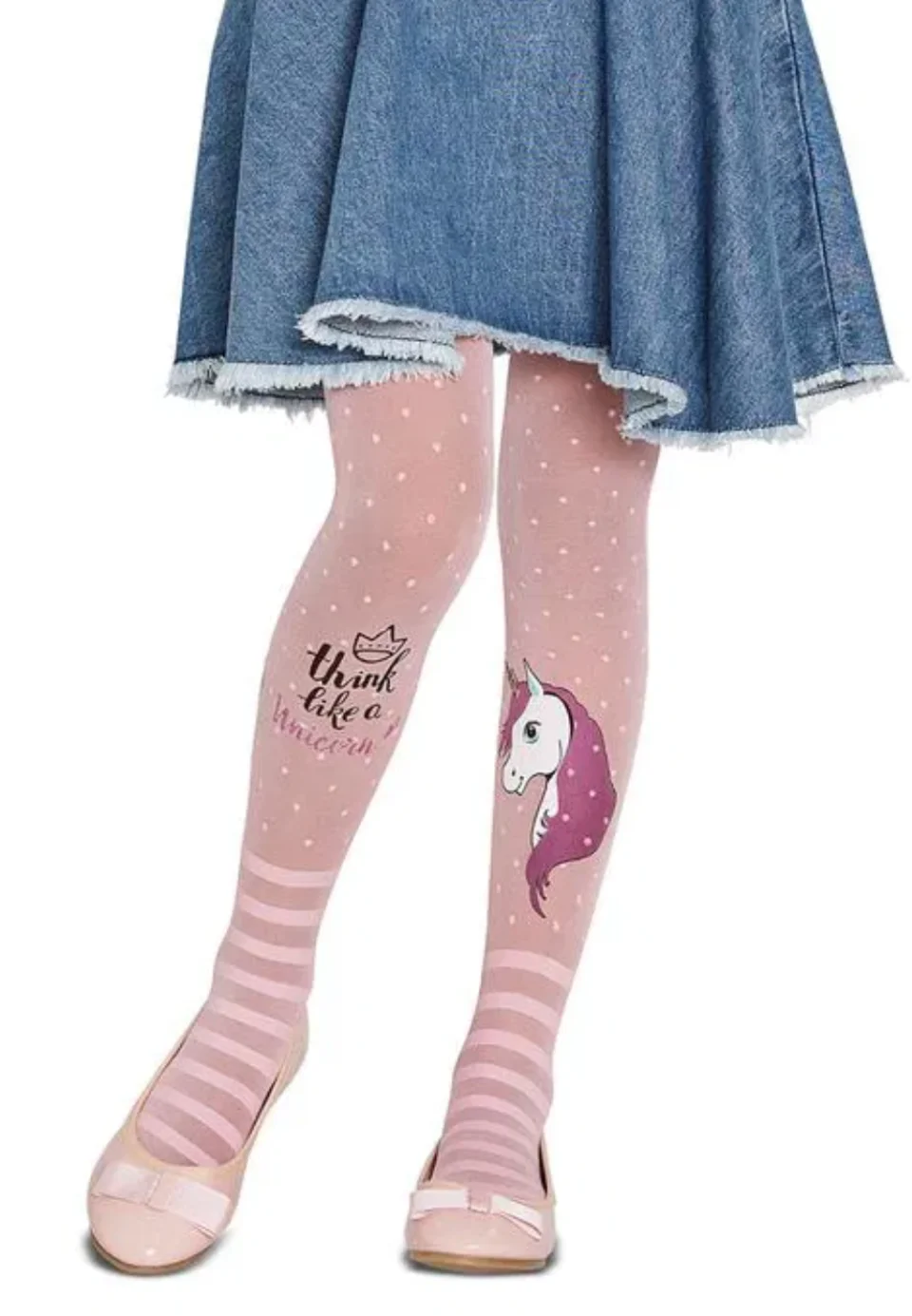 Dres Penti Pretty ,,Unicorn'' 30 DEN-transparent, mat, roz