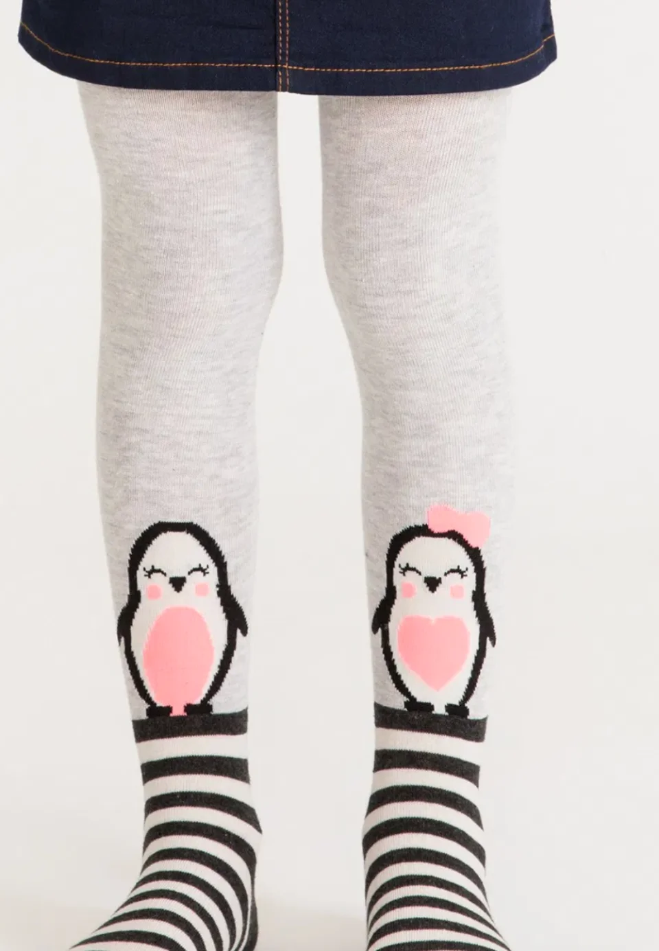 Dres fetițe Penti ,,Penguin Family'', bumbac- mat, opac, gri