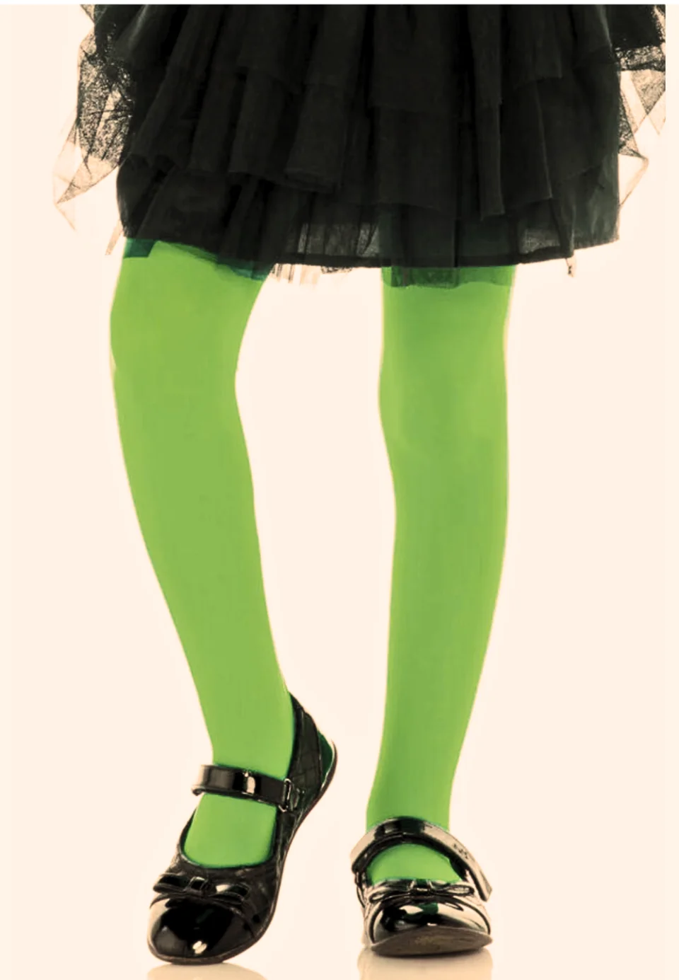 Dres fetițe Penti Pretty Micro 40 DEN- mat, opac, culoare verde-lime