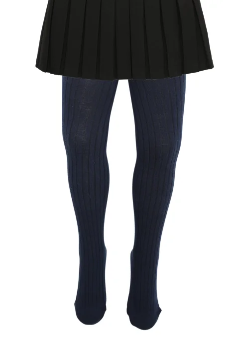 Dres pentru copii bleumarin, model raiat