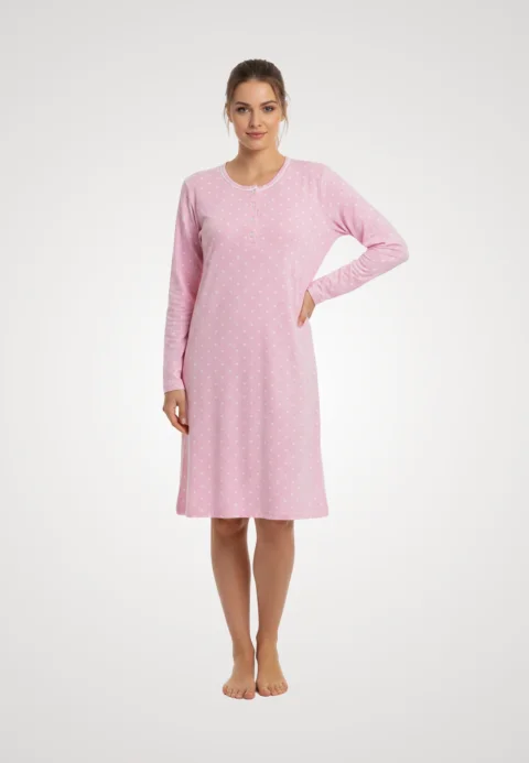 Cămașă de noapte roz inchis