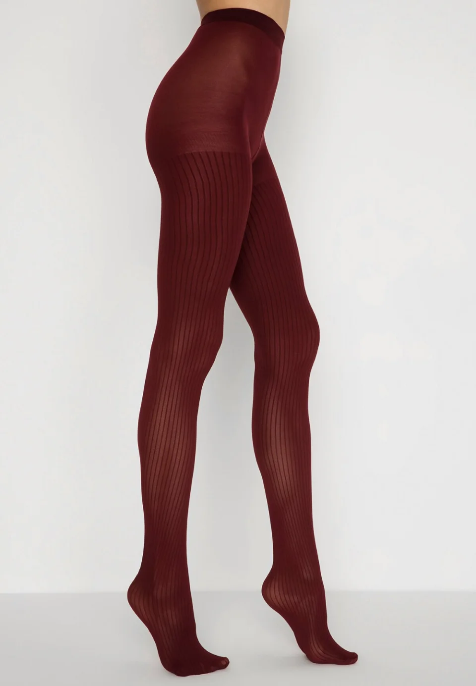 Dres Penti Lovely ,,Doris'' 50 DEN – Model Raiat, culoare visiniu