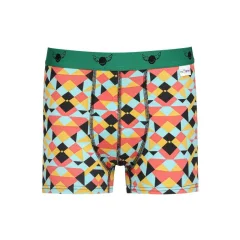 Set Barbati Boxeri și Șosete Retro Geometric