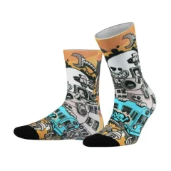 Set 3 Perechi Șosete Bărbătești GRAFFITI Fără Cusături - Confort și Stil