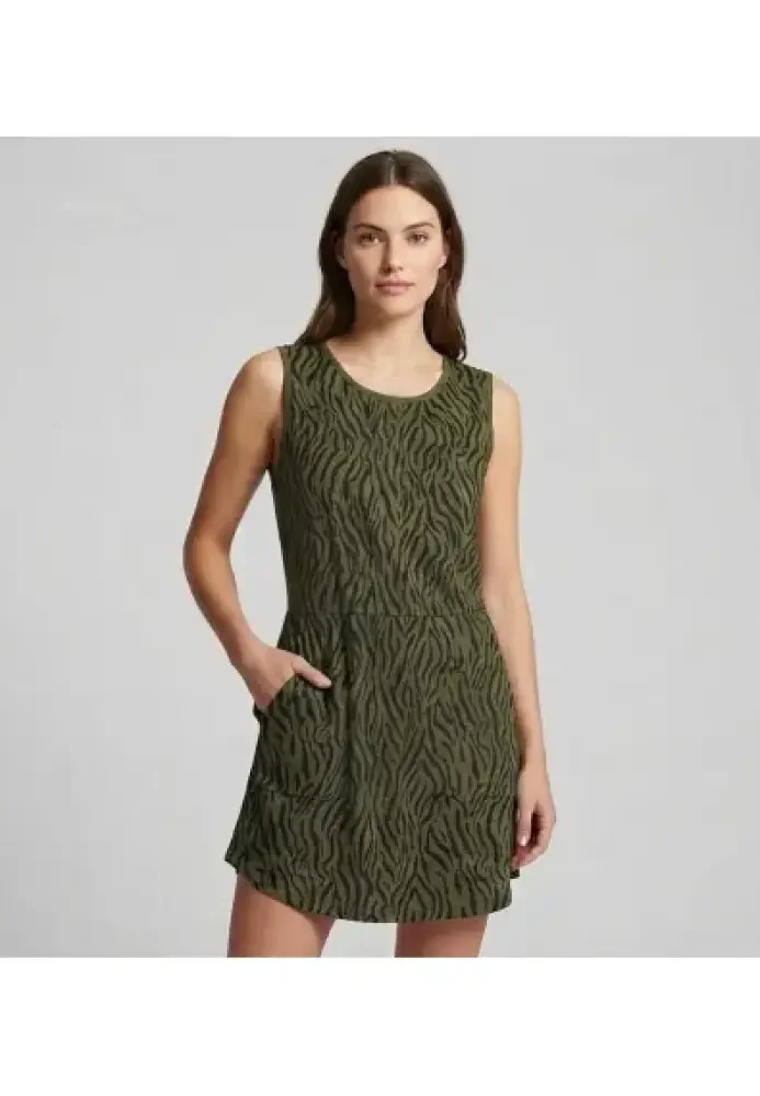 Cămașă de Noapte fără Mâneci – Imprimeu Animal Print — imagine 2