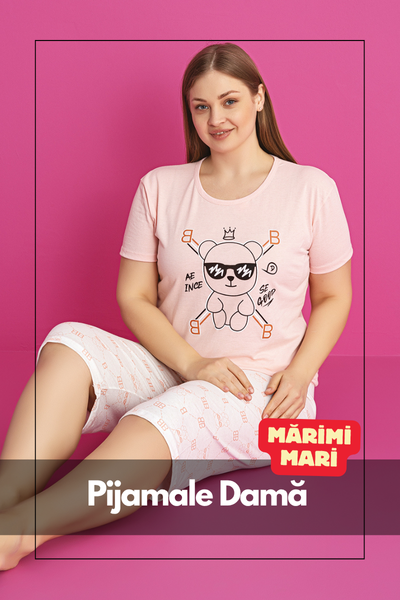 Pijamale damă mărimi mari