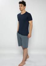 Pijama bărbați bleumarin-albastru – bumbac & modal