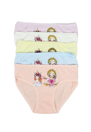 Set 4 chiloți fetițe – culori diverse