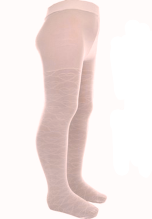 Dres fetițe Penti Pretty ,,Line'' 20 DEN-transparent, imprimeu linii, culoare roz pudră