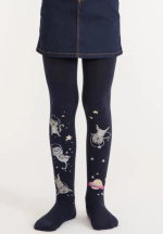 Dres fetițe Penti Young „Cat Galaxy'', bumbac- mat, opac, bleumarin