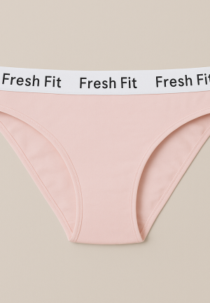 Chilot clasic Fresh Fit din bumbac și elastan-roz