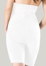 Pantaloni modelatori Miss Fit 3/4 cu talie înaltă și corset-alb