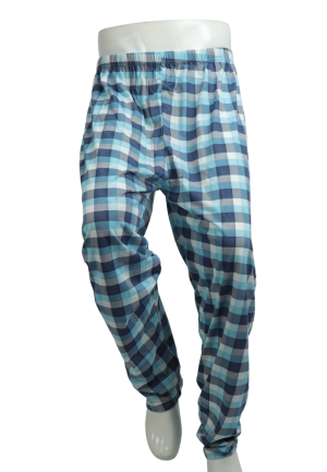Pantaloni lungi de pijama bărbătești cu elastic în talie SRB-PL18