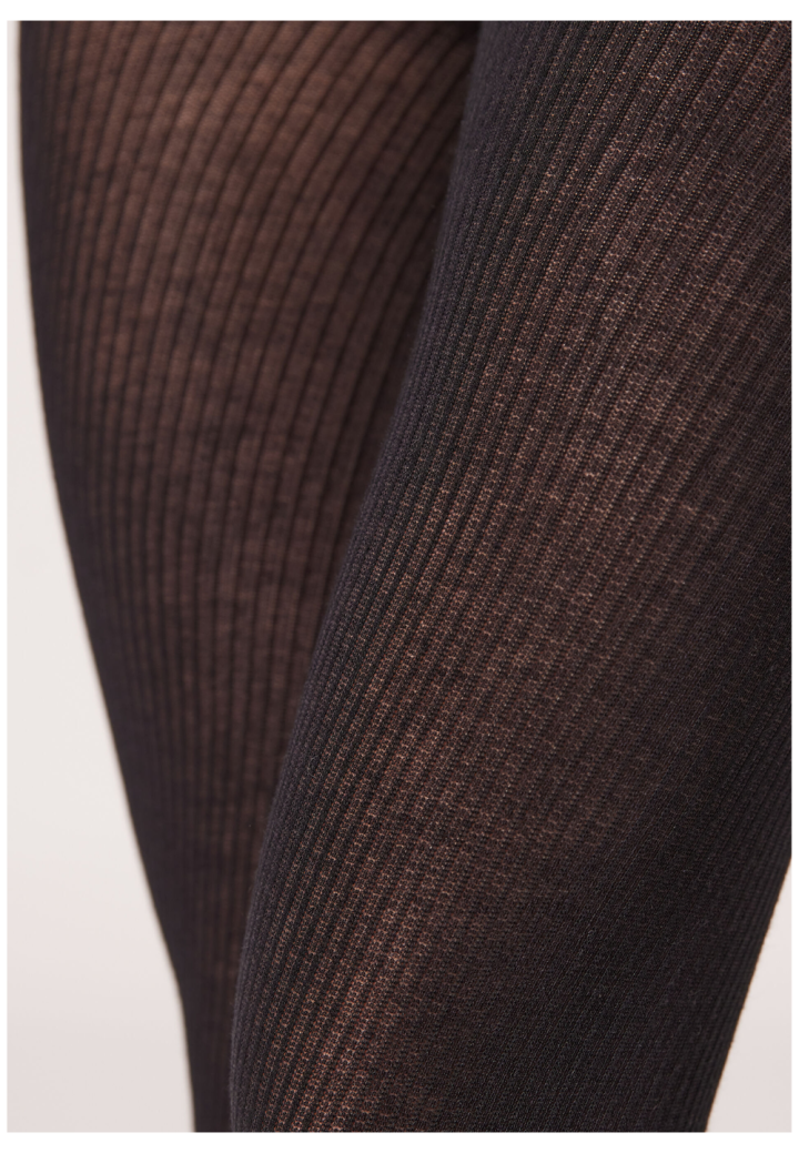 Dres Penti Lovely 50 DEN ,,Doris'' – Model Raiat, culoare negru