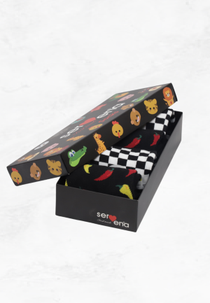 Set 4 perechi șosete bărbați lungi – modele diverse, fără cusături