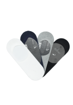 Tălpici bărbați cu silicon la călcâi – set 4 culori