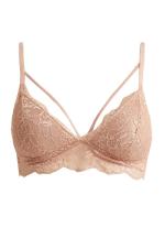 Sutien damă Serena- cu burete, fără push-up, culoare roz pudrat