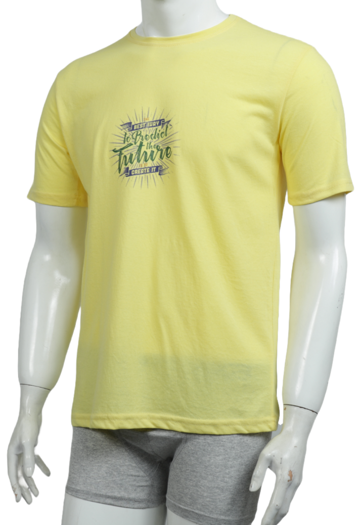 Tricou bărbați cu imprimeu FUTURE – croială lejeră