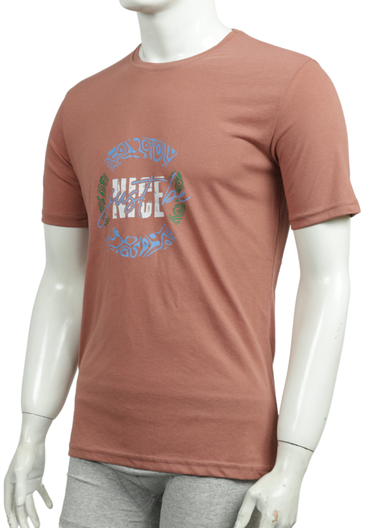 Tricou bărbați cu imprimeu NICE – croială lejeră