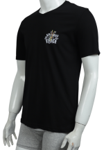 Tricou bărbați cu imprimeu peace – croială lejeră