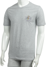 Tricou bărbați cu imprimeu peace – croială lejeră