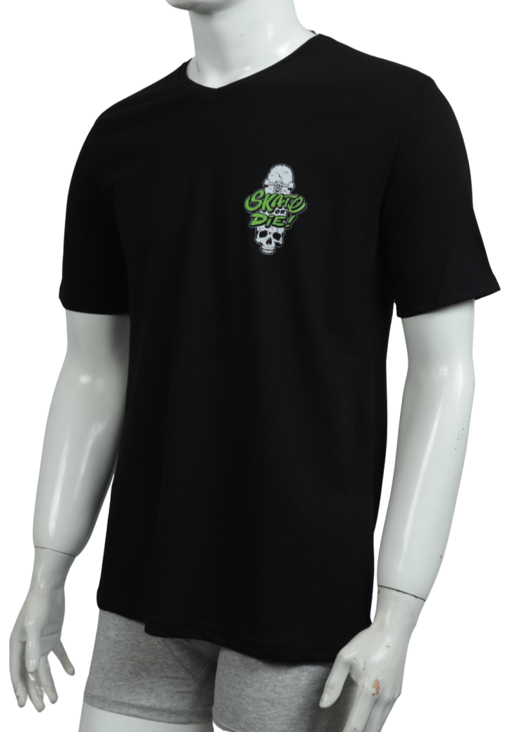 Tricou bărbați cu imprimeu SKATE – croială lejeră